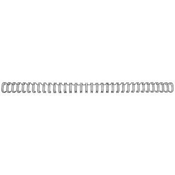 GBC Draadbindruggen WireBind A4 8 mm 70 Vellen Metaal Zwart 100 Stuks (RG810510)