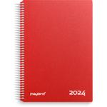 2024 24218010 spiralkalender 24x18, 5x2, 1cm rød