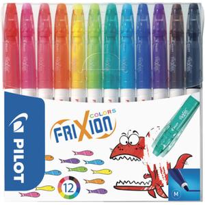 PILOT Frixion Colors tusser sæt med 12 forskellige farver (423888)