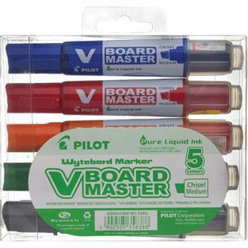PILOT WB marker V-Board Master Skrå Ass. Etui/5 (358388)