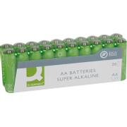 QConnect batterier AA Pk/20 stk 1.5v