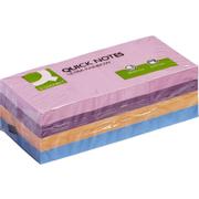 QConnect notes 38x51 mm Pk/12 stk flerfarvet/Neon