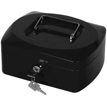 QConnect Pengekasse Sort 205x160x85mm (KF02602)