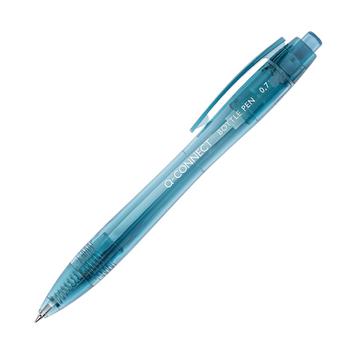 QConnect kuglepen Blå 0,7 mm bottle pen (KF15001*10)