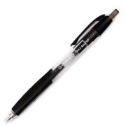 QConnect kuglepen m/ gummigreb Sort 0,4 mm Trax