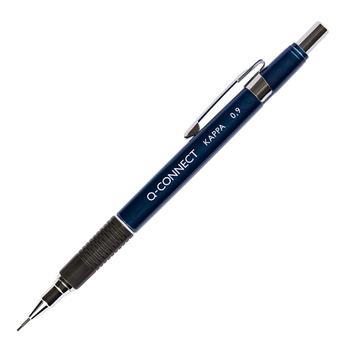 QConnect pencil m/ gummigreb Blå 0,9 mm Kappa (KF00394*12)
