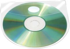 QConnect CD-lomme selvklæb Pk/10 stk klar m/lukkeflap