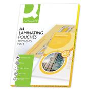 QConnect Laminering A4 80mic Mat
