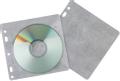 QConnect CD/DVD lommer PP 2 huller til 2 CD 40 stk