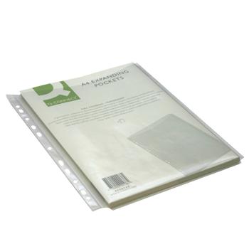 QConnect Kataloglomme A4 0,18 Klar Ps. 5 stk. (KF00138)
