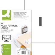 QConnect multi etiketter Pk/100 ark A4 210x297 mm