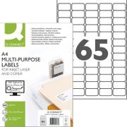 QConnect multi etiketter Pk/100 ark A4 38,1x21,2 mm
