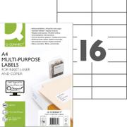 QConnect multi etiketter Pk/100 ark A4 105x37 mm