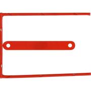 QConnect D-binder arkivclips Æsk/100 stk 80 mm rød