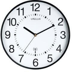 UNILUX Wave MAXI vægur Ø38 cm sort (400094564)