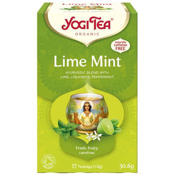 YOGI Tea  Te Lime Mint Pk/17 breve (20220100)