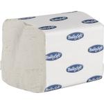 Toiletpapir i ark, Bulkysoft,  2-lags, 19x11cm, hvid, 100% nyfiber