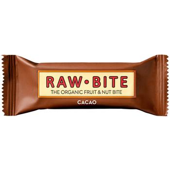 RAWBITE Cacao økologisk snackbar 50 g (2002*12)
