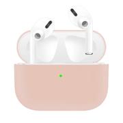 OEM Ultra-slim Silikonfodral till Laddningsetui för Apple AirPods Pro - Ljusrosa
