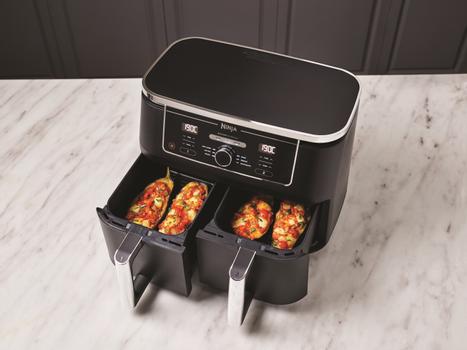 Ninja AF400EU Foodi MAX Dual Zone 9,5L HeiÃ?luftfritteuse (AF400EU)