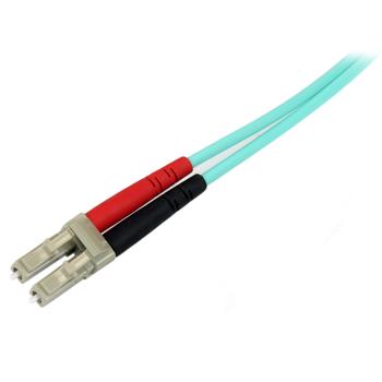 STARTECH Fiber Optic Cable - 10Gb Aqua -Multimode Duplex 50/125 - LSZH - LC/LC -10 m (A50FBLCLC10)