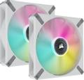 CORSAIR iCUE ML140 RGB ELITE Premium PWM Dual Fan Kit White