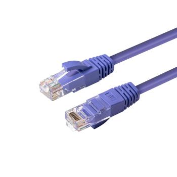 MICROCONNECT CAT6A UTP 0.25m Purple LSZH (MC-UTP6A0025P)