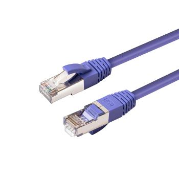 MICROCONNECT CAT6A S/FTP 0.5m Purple LSZH (MC-SFTP6A005P)