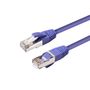 MICROCONNECT CAT6A S/FTP 1m Purple LSZH
