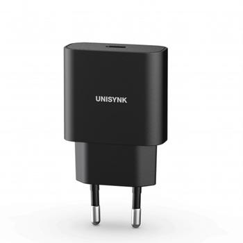 UNISYNK Adaptor USB-C oplader, sort Unisynk (10391)
