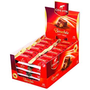 * Chokolade stor nougatmus 25gr pk/48 (102154)