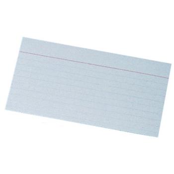 * Kartotekskort A lin. Hvid 7, 5x12, 5cm Bdt/100 (13801X)