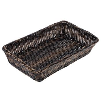 * Brødkurv PP GN 1/1 mørk 530X354XH100 mm kraftig (22226301)
