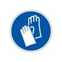 OnlineSupplies Påbudsskilt Piktogram 30mm Handsker påbudt selvklæbende