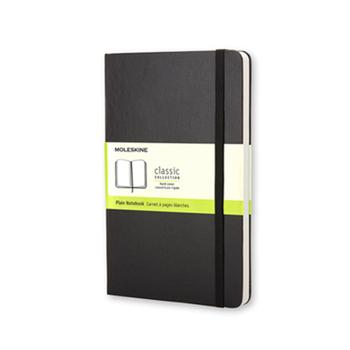 * Notesbog Moleskine Classic Large hard cover ulin. Sort (360058)