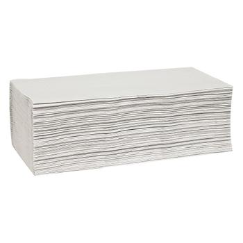 * Håndklædeark 2-lags 24x23cm Krt/ 20x200 ark hvid V-fold (1000009916)