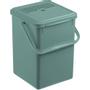 Rotho Bio affaldsspand, Rotho, 22,5x23x27cm, 9 l, mørkegrøn, plast, med kulfilter i låget, plasthank, til kildesortering *Denne vare tages ikke retur*