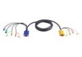 ATEN 6FT PS2 KVM CABLE FOR CS1758/CS1754 W/FULL AUDIO SUPPORT 