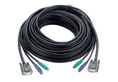 ATEN 6FT PREMIUM 3-IN-1 PS2 STANDARD KVM CABLE                          