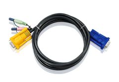 ATEN KVM-kaapeli, SPHD u > HD15 u & 2x3,5mm u, 5m