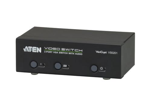 ATEN VanCryst VS0201 - video/ audio switch - 2 porter (VS0201-AT-G)