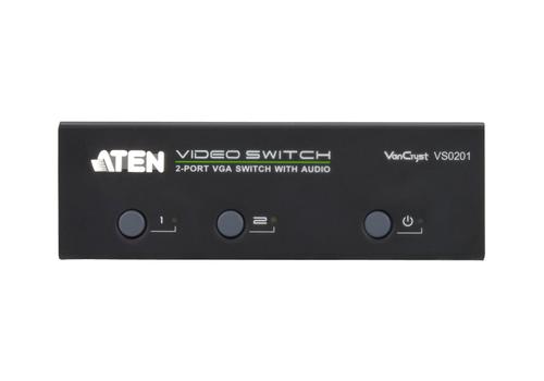 ATEN VanCryst VS0201 - video/ audio switch - 2 porter (VS0201-AT-G)