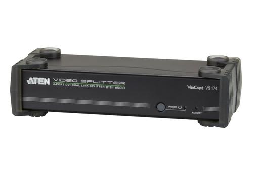 ATEN Video/ audio-splitter DVI, 4-port, dual link (VS174-AT-G)