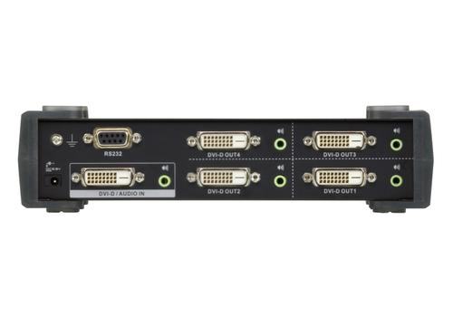 ATEN Video/ audio-splitter DVI, 4-port, dual link (VS174-AT-G)