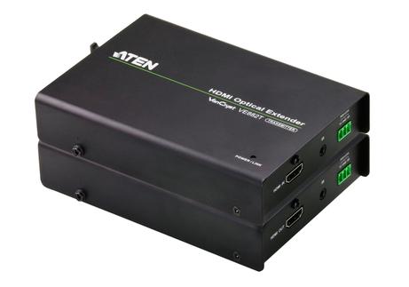 ATEN N VanCryst VE882 HDMI Optical Extender Transmitter and Receiver Units - Video/ audio/ infrared/ serial extender - HDMI - up to 600 m - 1310 nm / 1550 nm - for P/N: VE883K1-AT-E,  VE883K2-AT-E (VE882)