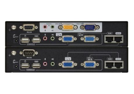 ATEN KVM Extender USB CE775 Dual VGA, RS-232, Audio, Deskew, 300m (CE775)