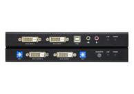 ATEN KVM Extender USB CE604 Dual-DVI-D,  RS-232, lyd, 60m (CE604)