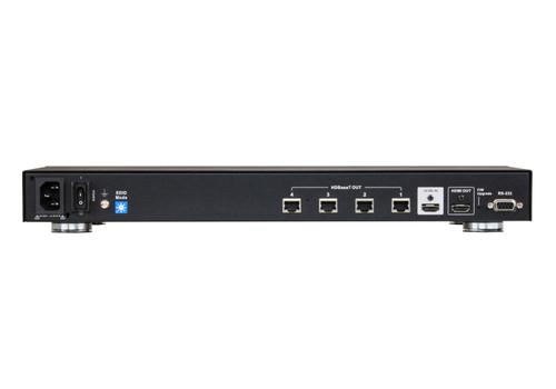 ATEN N VS1814T HDMI Over Single Cat 5 Splitter - Video/ audio extender - HDMI - over CAT 5 - 4 ports - up to 100 m (VS1814T)