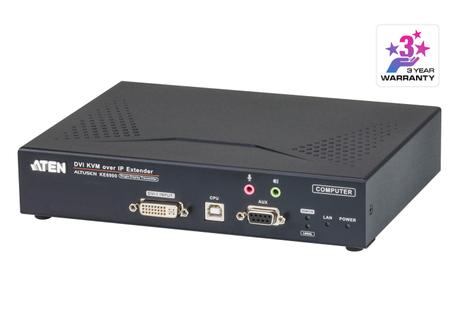 ATEN DVI SINGLE DISPLAY IP KVM TRANSMITTER (KE6900T)