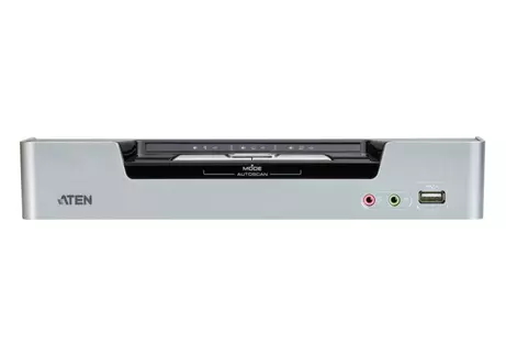 ATEN USB DVI Dual View KVMP Switch CS1642A - KVM / lyd / USB-svitsj - 2 porter (CS1642A)
